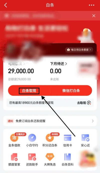京东白条怎么提现五百元呢 京东白条提现五百元攻略