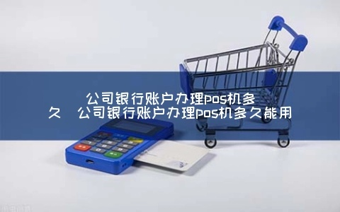 公司银行POS机申请时间多长及案例解析