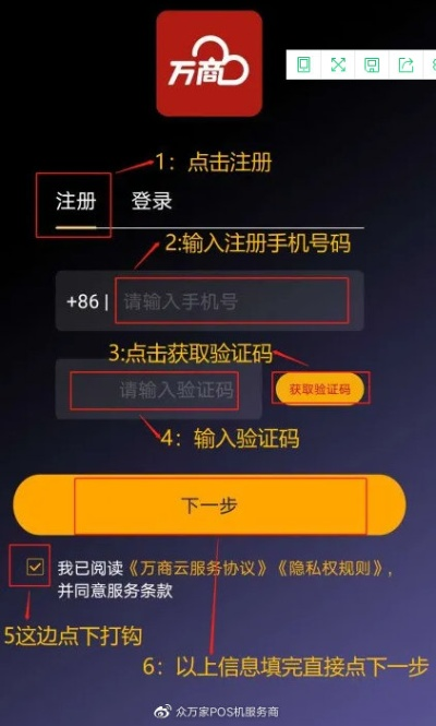 万商云POS机申请流程详解