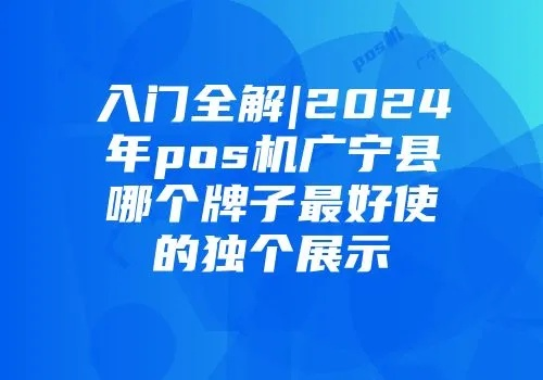 广宁县POS机申请流程详解