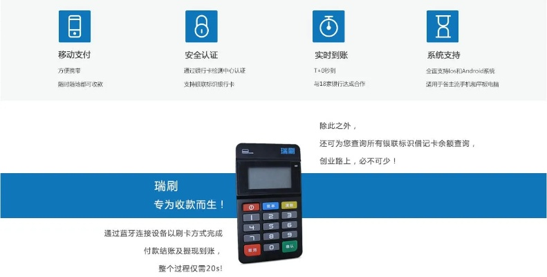 瑞刷宝POS机网上申请全攻略