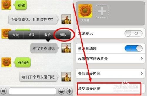 如何查如何刪除聊天记录