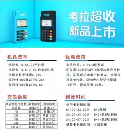 拉卡拉POS机官网申请费率解析