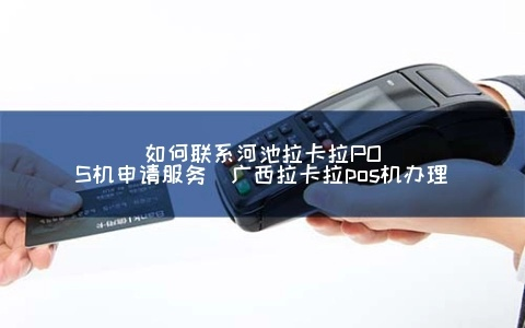 河池个人POS机办理指南