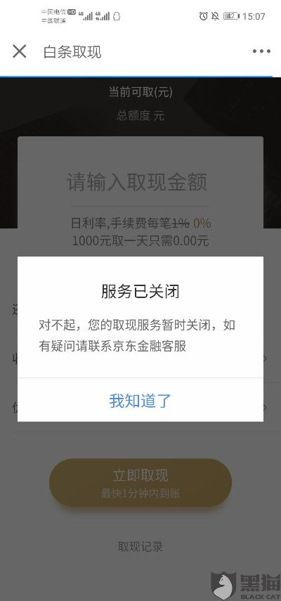 京东白条提现余额不足？别急，我来给你解答！