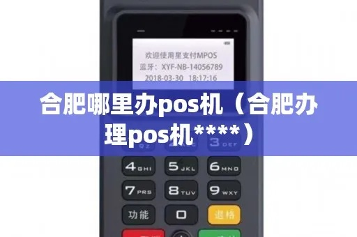 合肥蜀山地区POS机办理指南