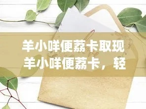 羊小咩便荔卡吃货卡提现攻略，操作指南与案例分享